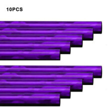 (Purple 2) 10PCS 20CM Car Air Conditioner Outlet Decorative U Shape Trim Decor Strips