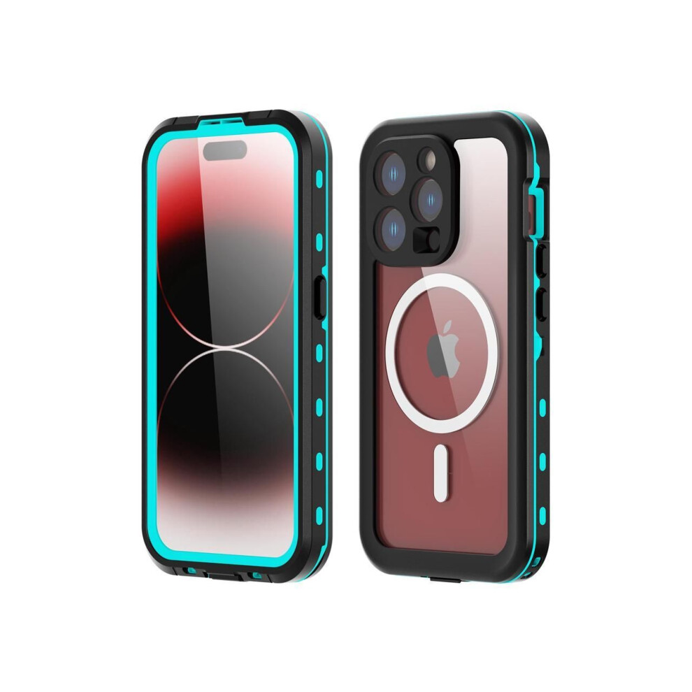For Iphone 15 Pro 6.1 Inch Waterproof Case Magnetic, [Compatible With Magsafe][With Screen Protector][Ip68 Underwater][15Ft Military Dropproof][Dustpr 609808371543