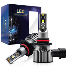 (For 9005/HB3) 2PCS LED White Headlight 12000LM 120W 6500K Spotlight Waterproof Driving Lights