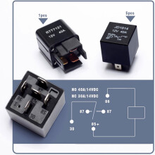 Waterproof 12V Relay and Fuse Box Kit with 6 ATC/ATO Slots - Universal for Automotive, Marine, Boat, Truck