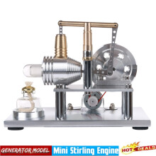 Stirling Engine Education Model DIY Steam Toy for Children Learning Science Gift Decoration Building Kit