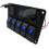 12/24V Switch Panel Cigarette Lighter Socket Car Dual USB Adapter Charger Marine 1