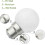 Dimmable B22 LED Bulb 3W Golf Ball Light compatible with Warm White Lighting 3