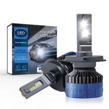 (H4/9003) 2PCS Headlight Bulb Conversion Kit 400W 6000K 60000LM LED Light Super Bright