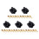 5pcs 5-Pin Relay Connector, 30A/40A, 12V Socket, 6.3mm Terminal 1