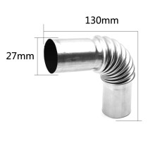 25mm Exhaust Pipe Tube Elbow Connector For Webasto Eberspacher Diesel Heater