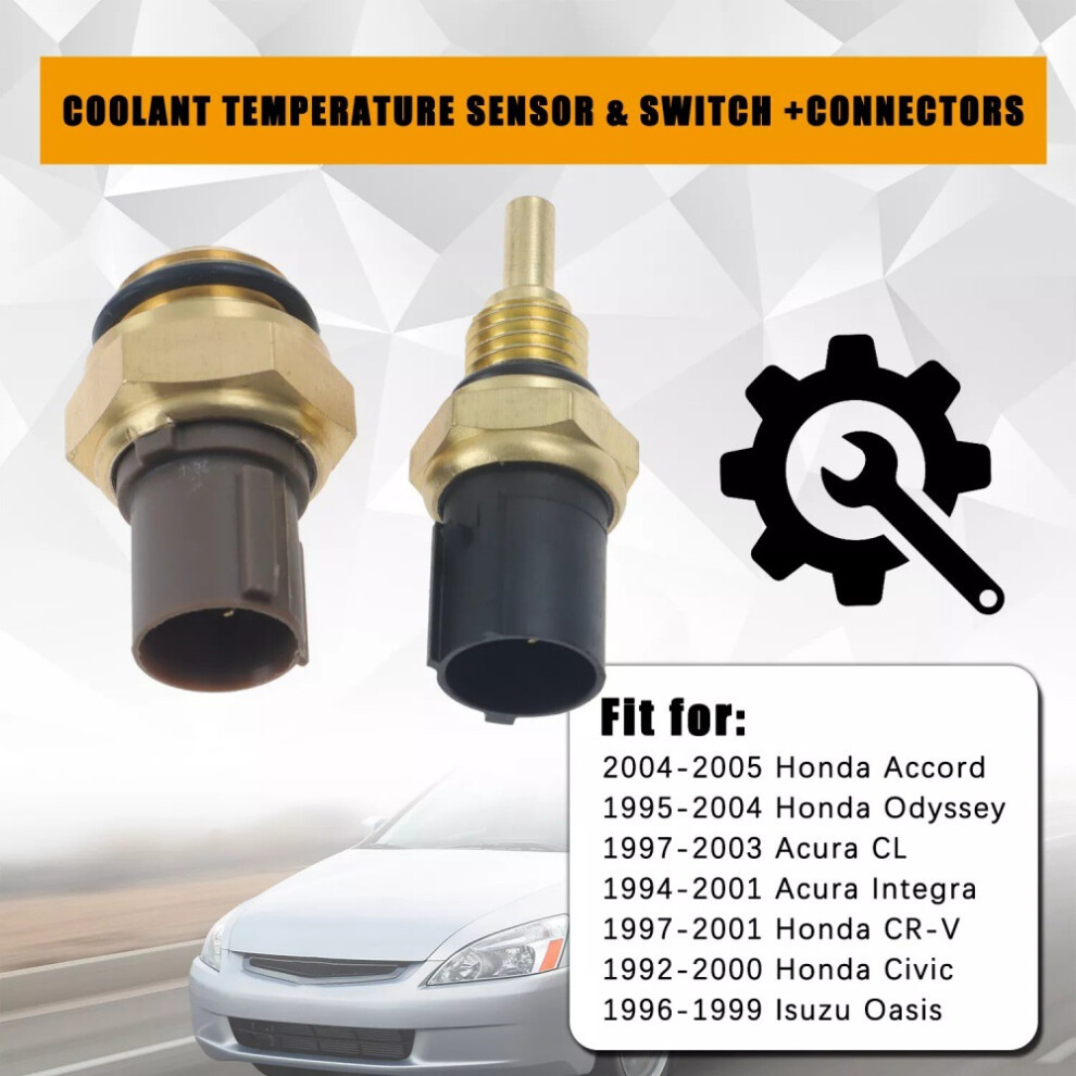 Radiator Coolant Fan Temperature Sensor Water Temp Switch For Honda Acura 123643766048