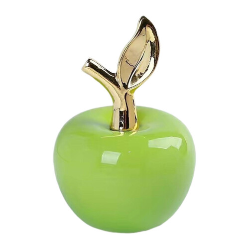 Keramische decoratieve appelfiguur (1 stuk) 2