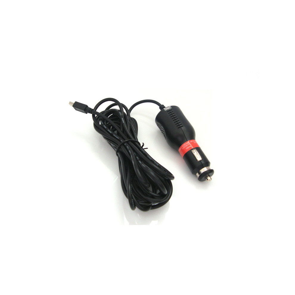 (Microusb) Micro/Mini Usb Car Navigation Recorder Dc 5V 2A Cable 8-36V Car Charger 3M Light/Red 123643766000