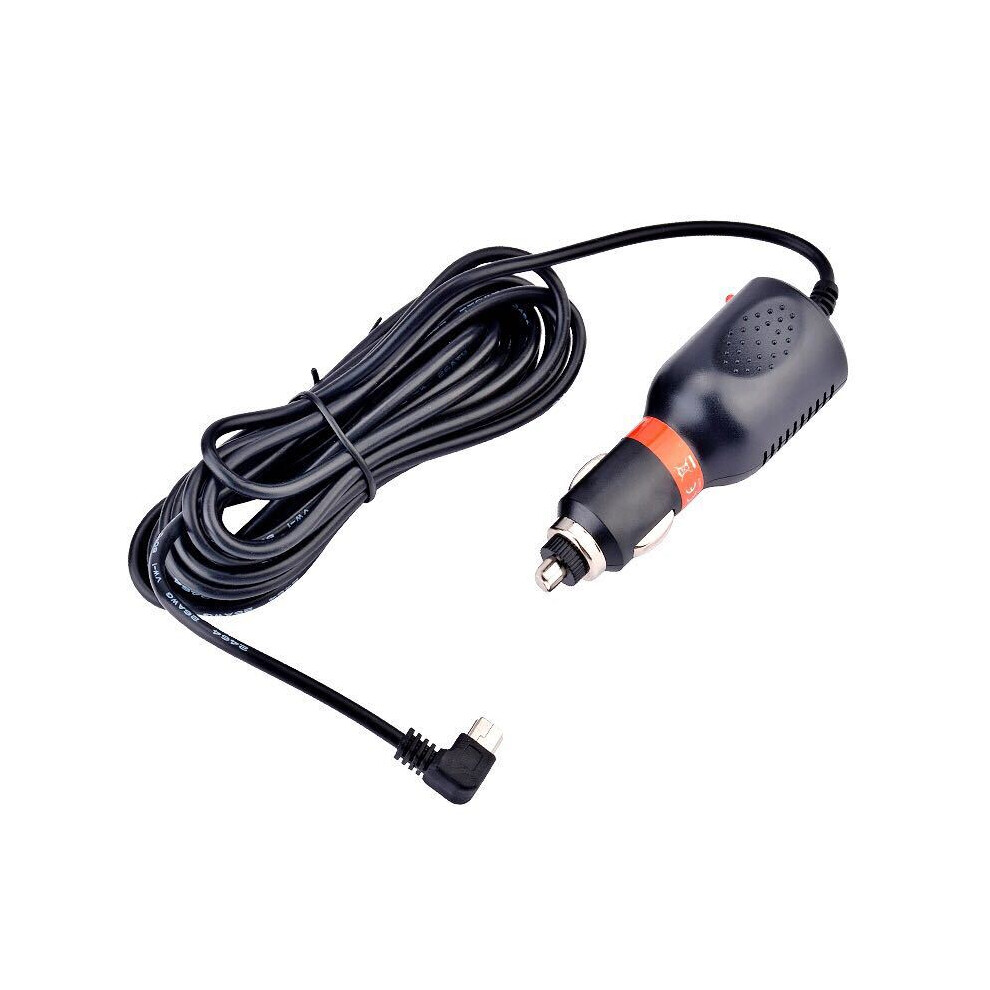 (Mini Usb Elbow) Micro/Mini Usb Car Dc 5V 2A Power Charger Adapter Cord Cable For Dvr Trucks Light/Red 110691670717