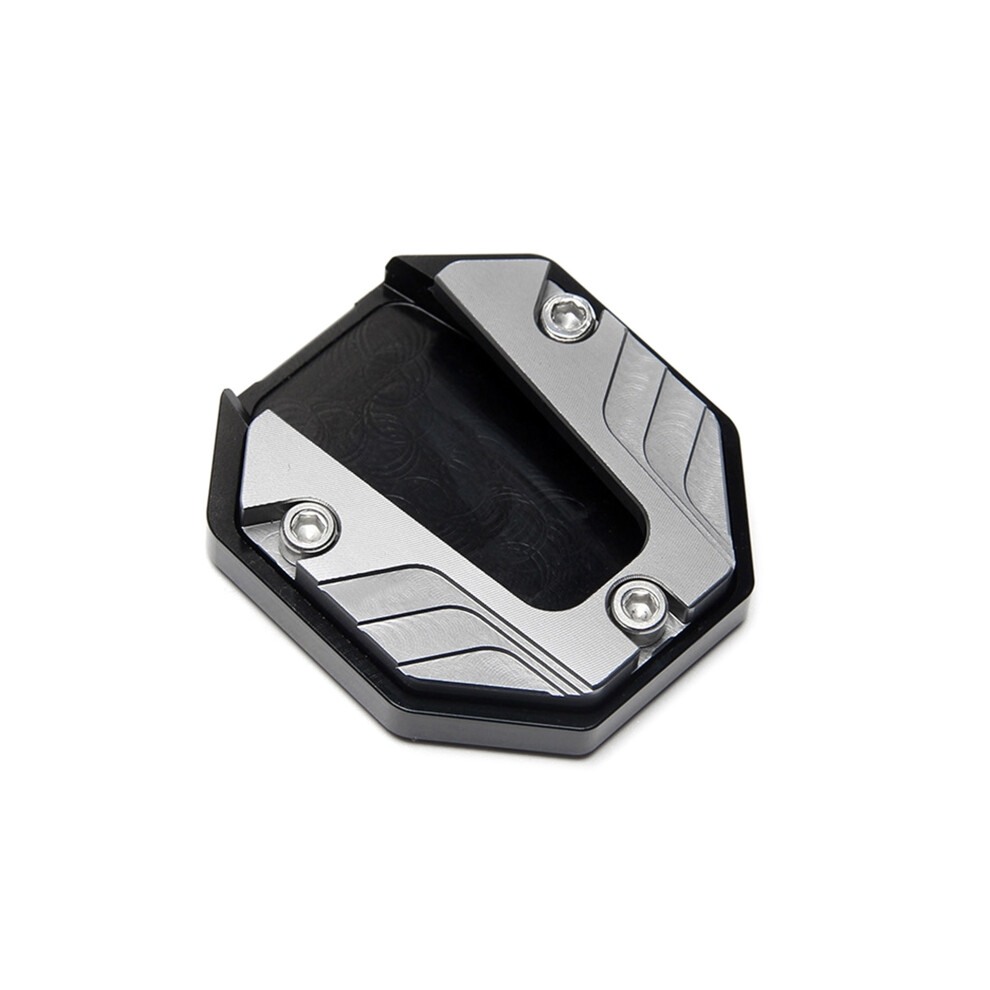 (Titanium) Aluminum Alloy Motorcycle Bike Kickstand Extender Foot Pad Support Plate