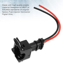 For EV1 OBD1 Pigtail Cut & Splice 8 X Fuel Injector Connector Wiring Plugs Clips