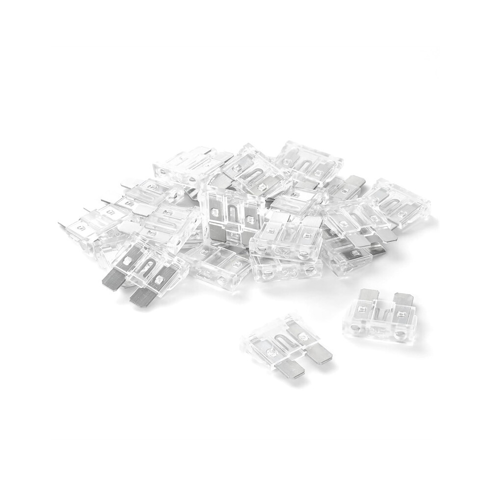 (25A) 100Pcs Automotive Fuse 5A/10A/15A/25/40A Atc/Ato Fuse For Caravan Boat Suv 110691670243