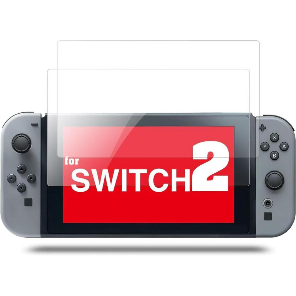 [2-Pack] Screen Protector Tempered Glass For Nintendo Switch 2 8", Case Friendly Full Screen Transparent Hd Clear Anti-Scratch Anti-Fingerprints Scree 609808354539