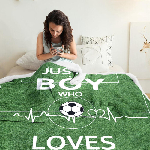 Voetbalplaid/deken 50x60 inch, zachte microvezel 2