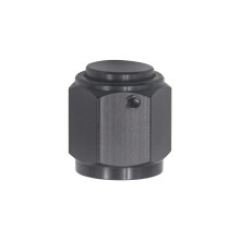 (AN6) 6/8/10/12-AN Female Flare Cap Port Plug Block Off Fitting Nut Adapter Aluminum