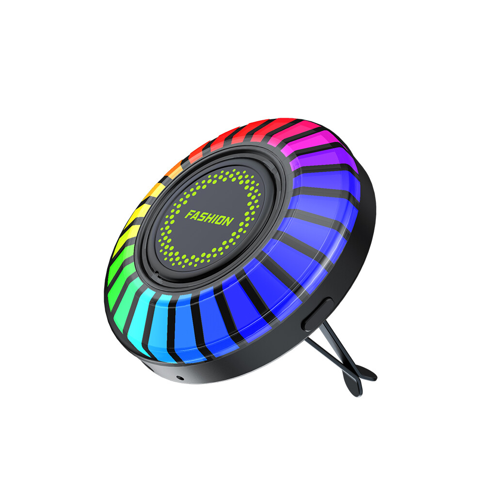 (Liquid Aromatherapy) 24 Led Voice Rhythm Pickup Lamp For Car Diffuser Vent Clip Air Fresheners Light 110691680785