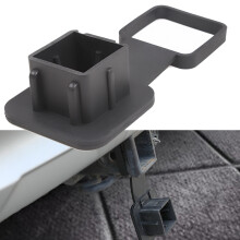 Car Tuning Accessories Trailer Hitch Dust Plug Square Port Protective Cap 2Inch