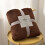 Pineapple Check Brown Hugging Blanket 100x70cm 2