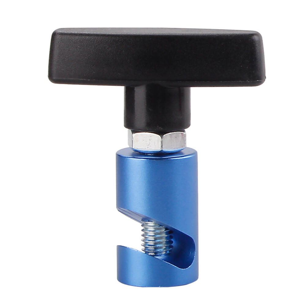 (Blue) Automotive Hood Lift Rod Support Clamp Shock Prop Strut Stopper Retainer Tool Blue 110691680402
