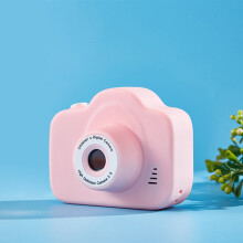 (HD single shot-pink) Children's Camera 1080p Digital Camera Hd Mini Camera Children's Birthday Gift