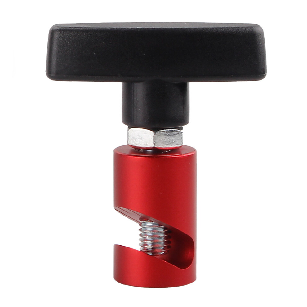 (Red) Automotive Hood Lift Rod Support Clamp Shock Prop Strut Stopper Retainer Tool Red 110691680419