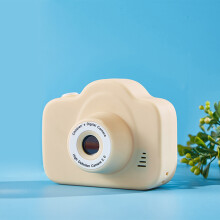 (HD dual camera-light yellow) Children's Camera 1080p Digital Camera Hd Mini Camera Children's Birthday Gift