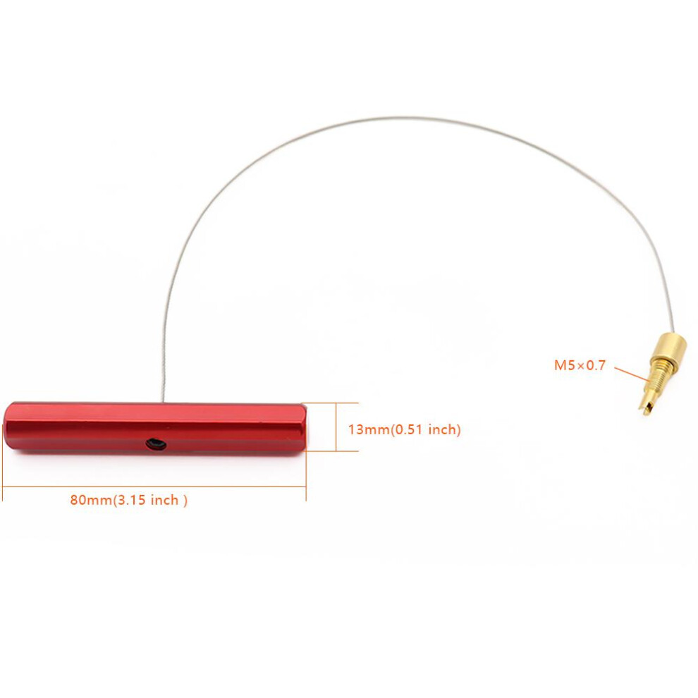 (Red) Tire Valve Stem Fishing Tool Puller With Valve Core Remover For Atv Motorcycle 110691671882