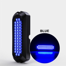 (Red) 12-30V 40W Underwater Light IP68 Waterproof LED Light for Pool Yacht Boat