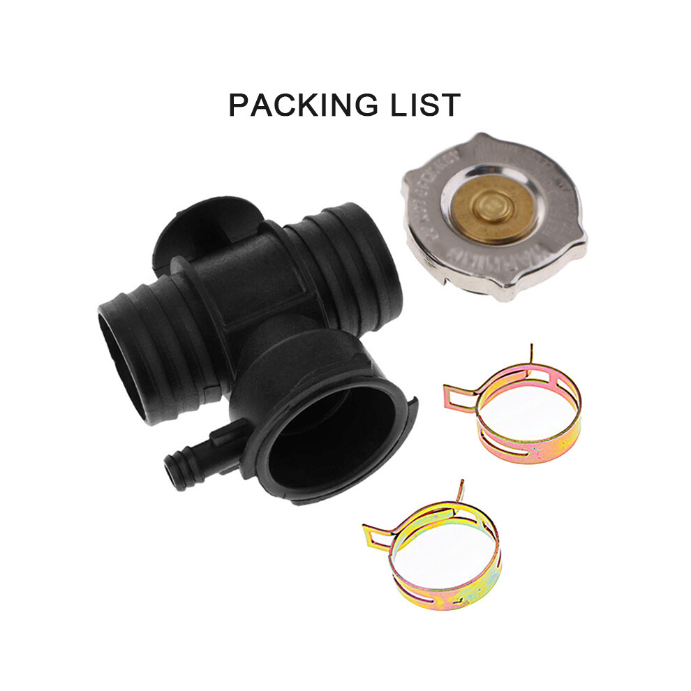 Radiator Hose Connector & Cap For Chrysler 93-07 Dodge Jeep Wrangler Rubicon 110691660152