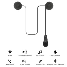 M8 Motorcycle Helmet Bluetooth 5.0 Stereo Headphones with Mic, Noise Cancelling, Intercom, Wireless