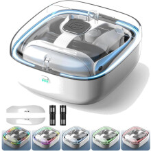 RGB Charging Dock for Meta Quest 3, VR Charging Station with 2 Batteries Headset Charging Stand with LED Light Controller Charging Dock for Meta Quest