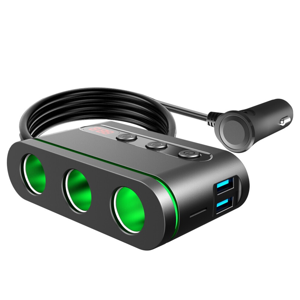 2 Ports 120W Qc3.0 Usb Car Cigarette Lighter Dual Qc3.0 Fast Charge Mobile Phone Charger Adapter Splitter 110691672544
