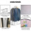Klar tøjpose med lynlås – PC-materiale, foldbar 4
