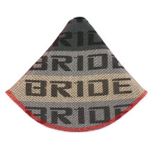 (Dark grey) Bride Racing Hyper Fabric Shift Knob Shifter Boot Cover MT/AT Stitches for Honda