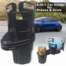 2 In 1 Vehicle-mounted Cup Holder 360 Degree Rotating Water Car Cup Holder