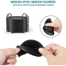 Silicone Coasters with Leak-Proof Ring, Heat-Resistant and Non-Slip, 12-Pack, Household Coasters