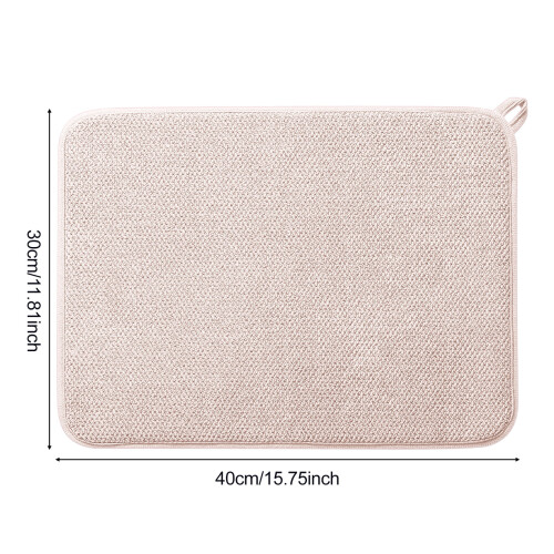 Microfiber Drying Mat Square Heat Resistant 40x30cm 2