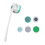 Usb Rechargeable Long Handle Body Brush Exfoliation Deep Cleansing Massage 1