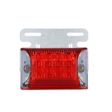 (Red) 2PCS three-sided side light 28LED truck spot light with bracket truck 12-24VMK-167