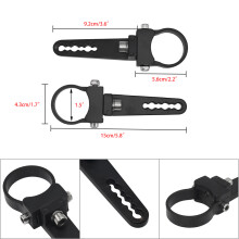 (1.5 inch (pair)) 2 Pack 1.75 Inch Mounting Brackets Pinch Bumper Roll Bar Roof for LED Light Bars for UTV Cars Motocross