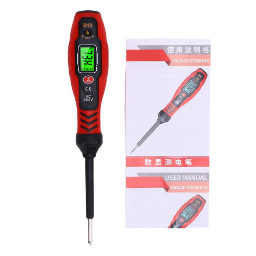 Spannungsprüfer-Stift mit PH-Schraubendreher-Bit, Rot 2