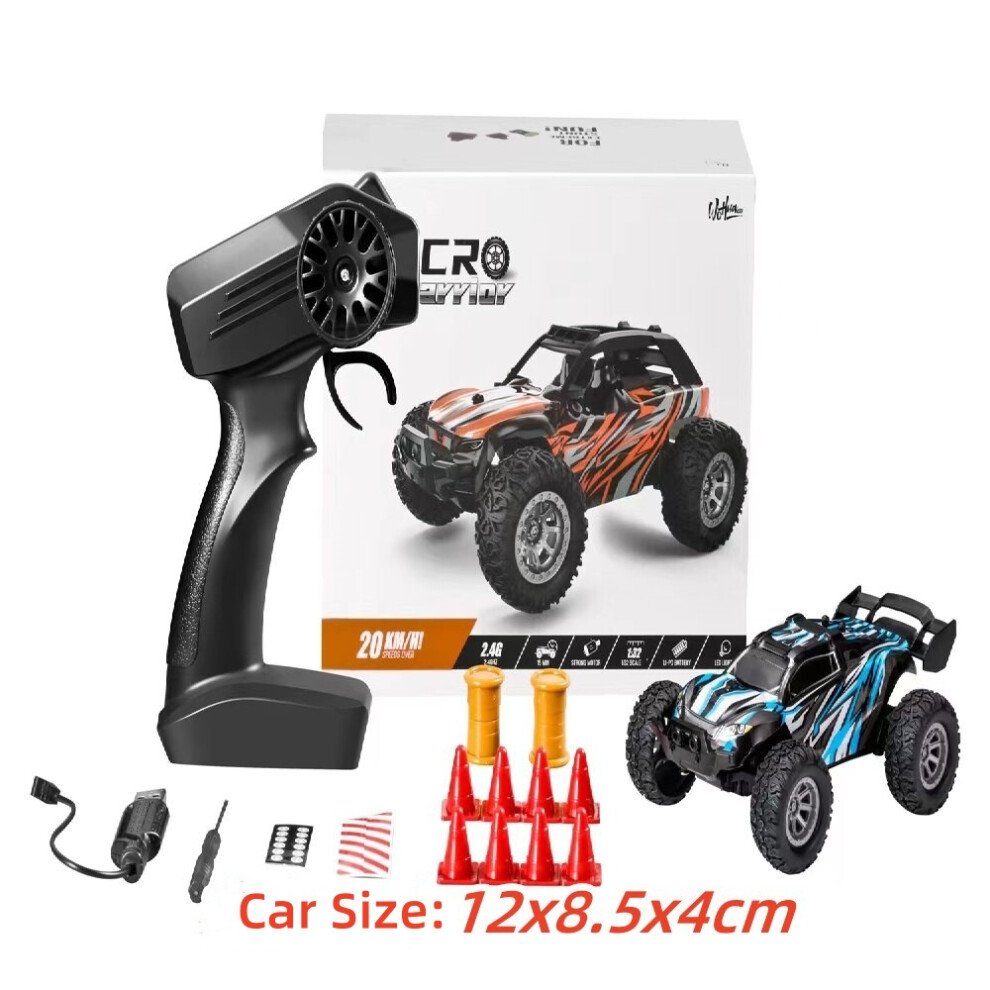 () 1/32 Mini Rc Drift Climbing Car With Led Remote Control Off Road Vehicle Blue/Light 110691692320