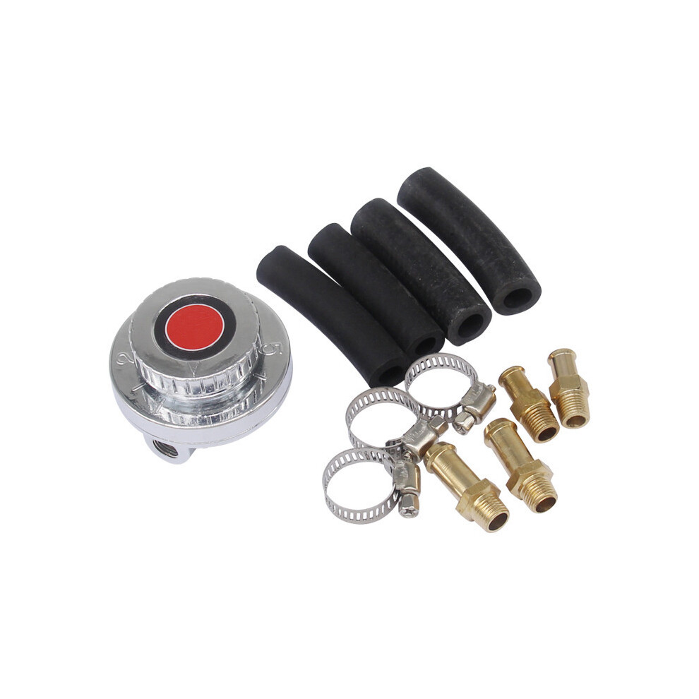 Universal Adjustable Fuel Pressure Regulator Kit For Carburetor Carb Fuel Pump 110691660695