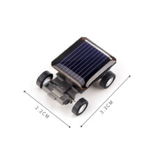 Mini Solar Powered Robot Racing Car Vehicle Kids Toy Gadget Educational