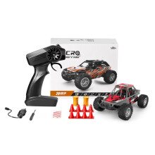 (red) 1/32 Scale Mini RC Drift & Climb Car with LED Lights - Off-Road Remote Control Vehicle