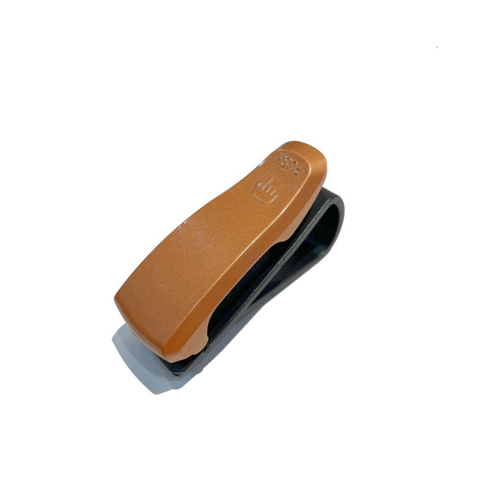 (Gold) Car Sun Visor Glasses Fastener Clip Holder For Sunglasses Eyeglasses Ticket Card Universal Multifunction Portable Gold 110691704726