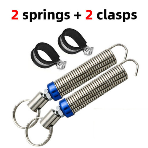 (Spring 2pcs+clamp 2pcs) Car Boot Lid Lifting Spring Trunk Device Car trunk lifter Trunk Lid Automatically Open