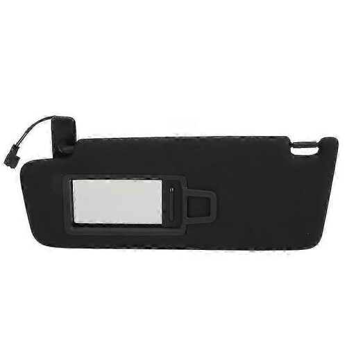 Left front sun visor compatible with MK7 - Black interior accessory with mirror 1