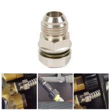 10AN to M18x1.5mm Turbo Oil Pan Plug Adapter for Oil Return Drain Fitting